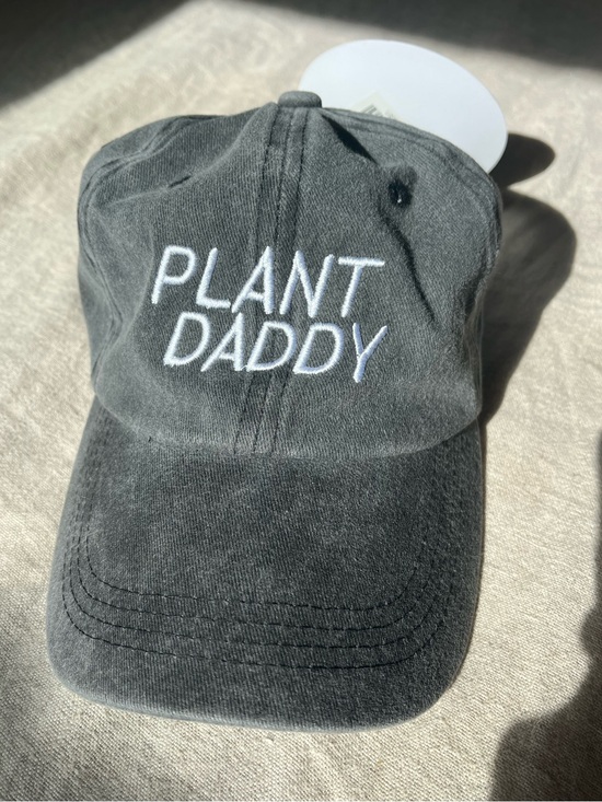 Accessories - Plant Daddy Embroidered Cap - Charcoal Gray